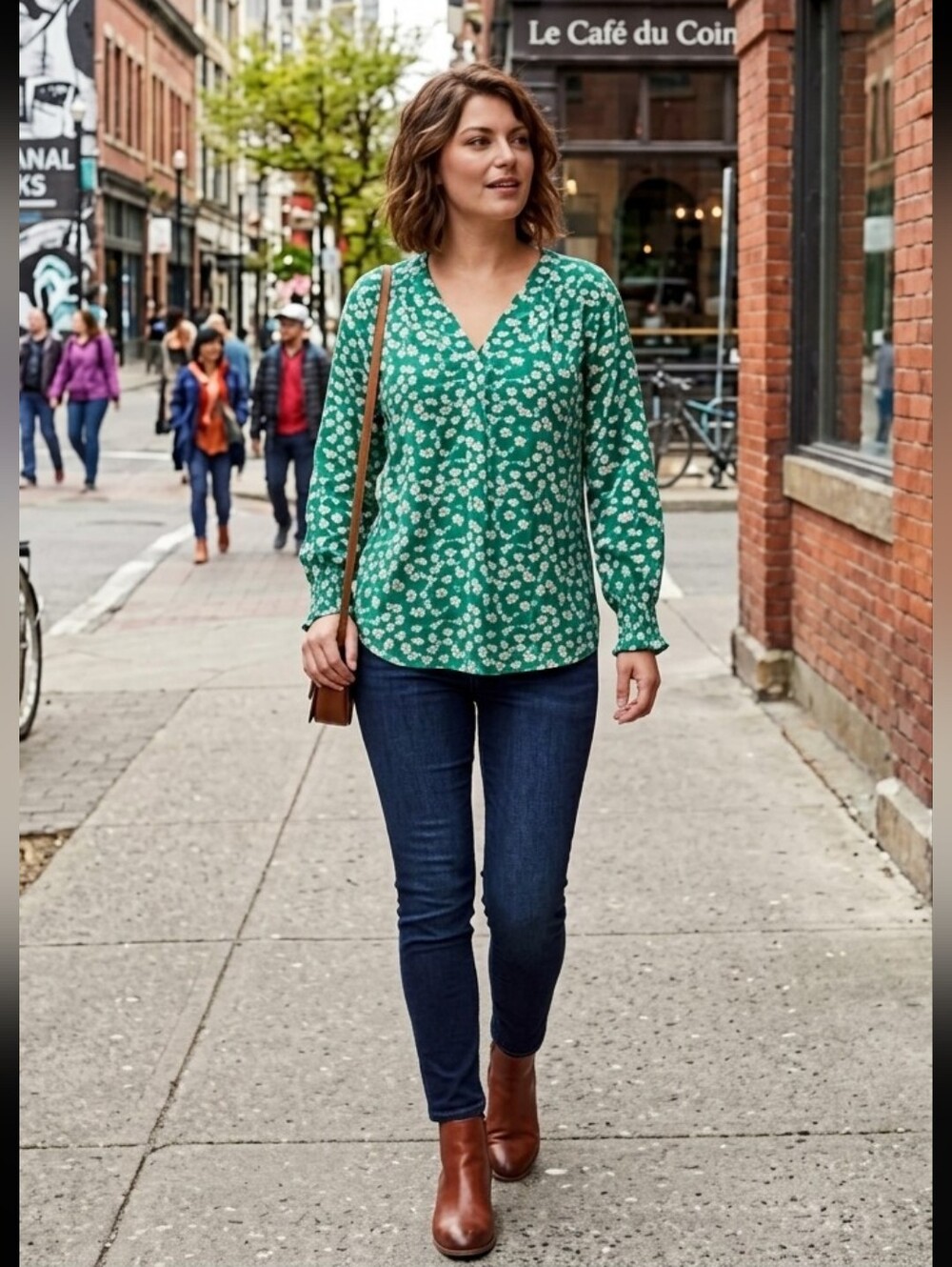Rose & Thyme Rayon blouse size M